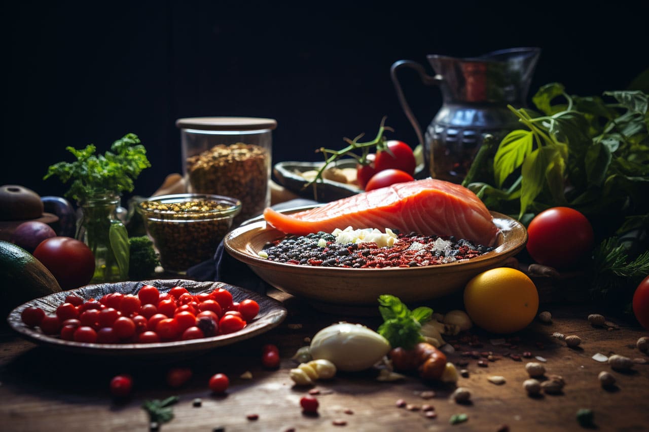 Your foods should balance carbohydrates, proteins, and fats.